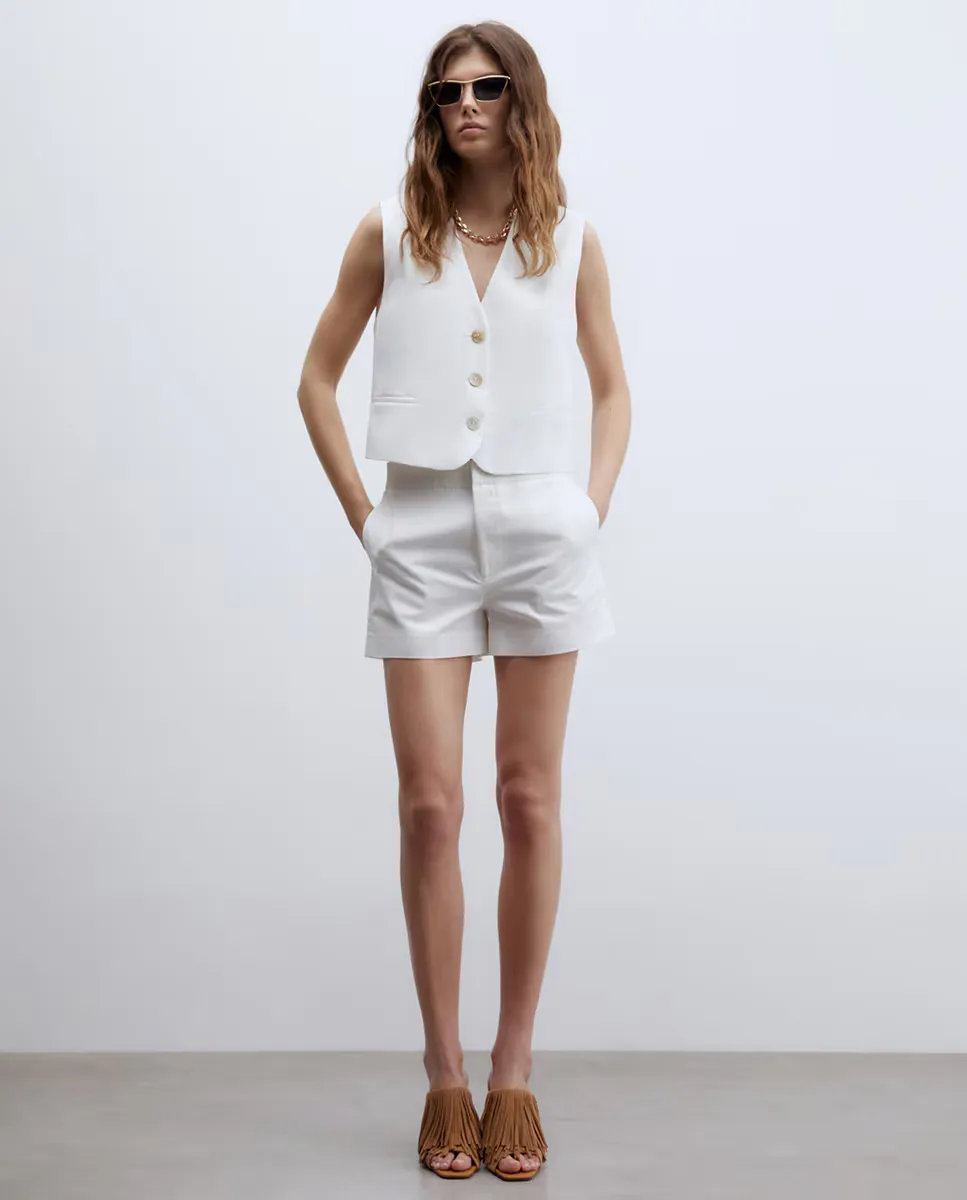 

Шорты Short básico liso Sfera, белый