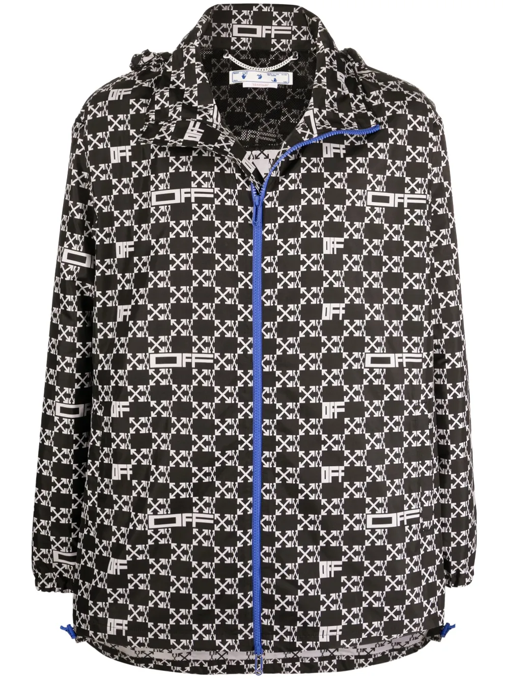 

Ветровка с монограммой OFF-WHITE, черный