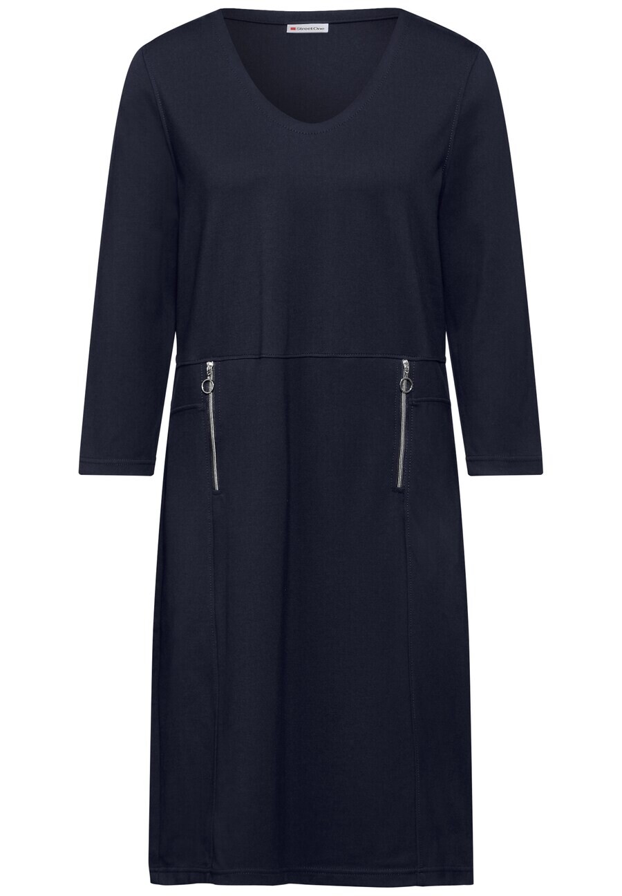 

Мини платье STREET ONE Dress, темно-синий