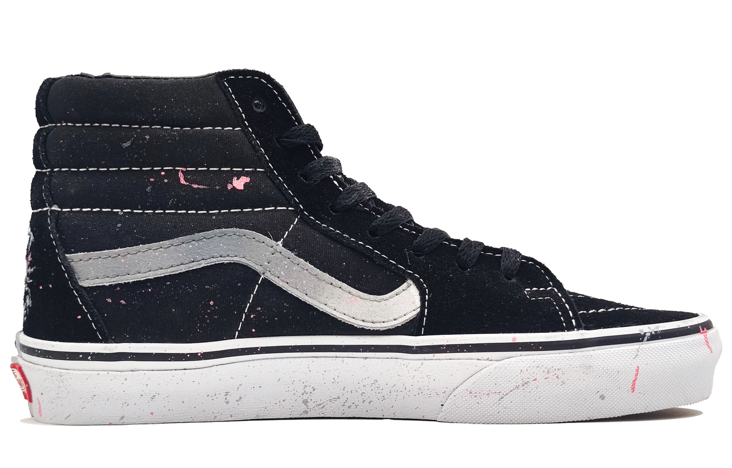 Vans SK8 High top Кроссовки для скейтбординга Unisex Персиково-розовые — фото 4