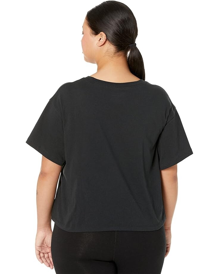 

Футболка Champion Plus Size Cropped Tee, черный