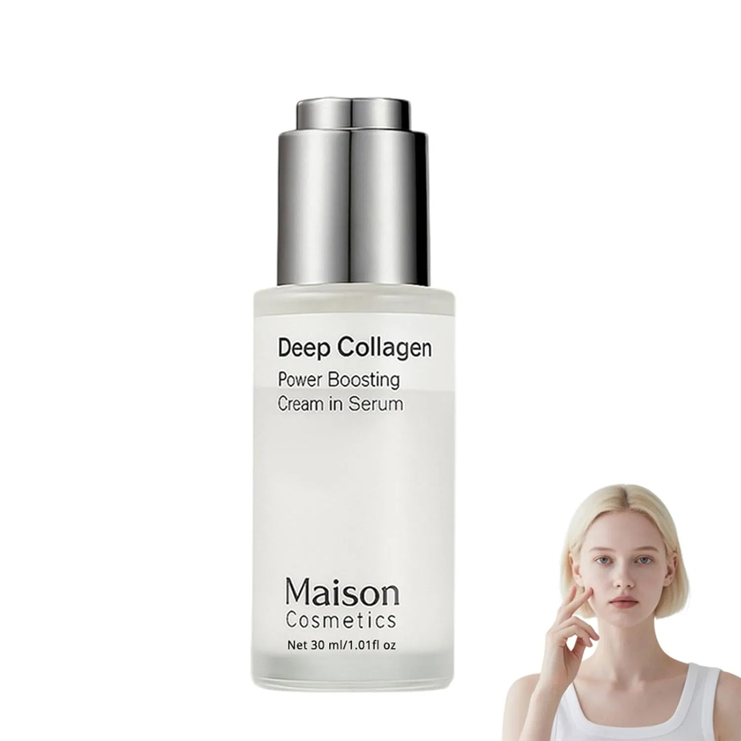 Коллагеновая сыворотка «Deep Collagen Serum» от Maison Topwal, 1 Bottle
