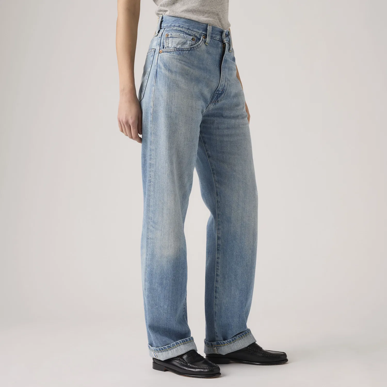 Женские джинсы 701 1950-х годов Levi's, Light Wash — фото 2