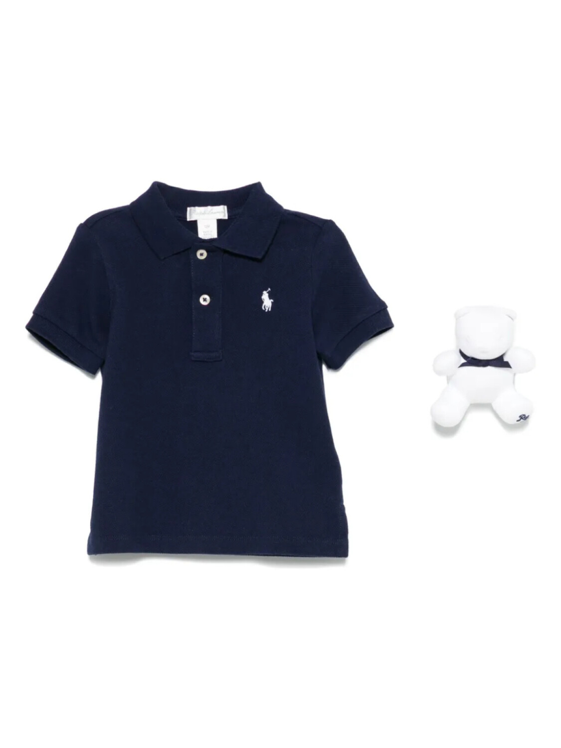 

POLO RALPH LAUREN KIDS комплект из хлопковой рубашки поло, синий