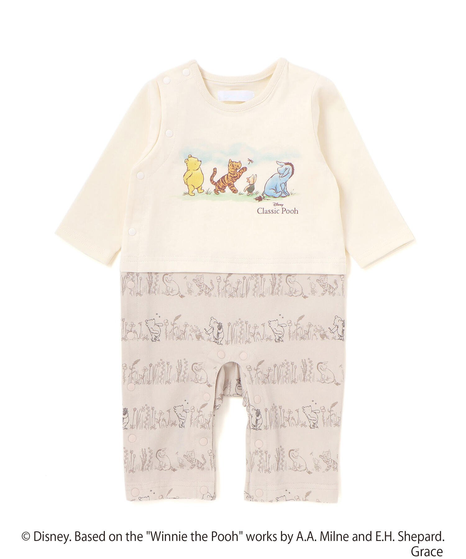 Классический комбинезон для уборки за собакой (70-80 см) в тон. Fillot De Bebe Reduction, Beige — фото 3
