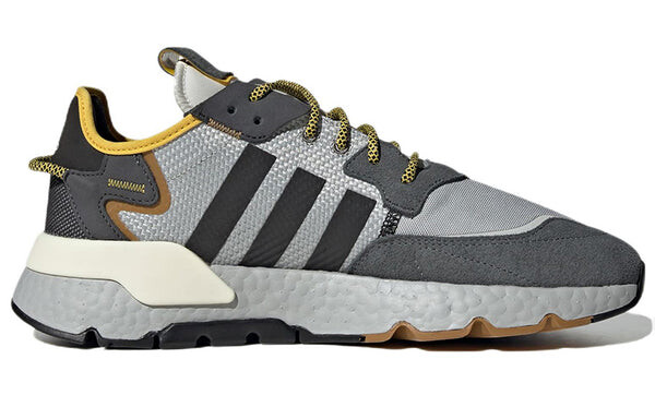 Кроссовки оригинальные nite jogger Adidas, серый — фото 2
