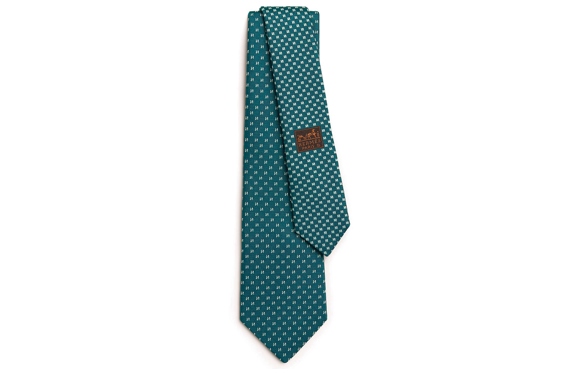 

HERMES Мужской галстук, Green