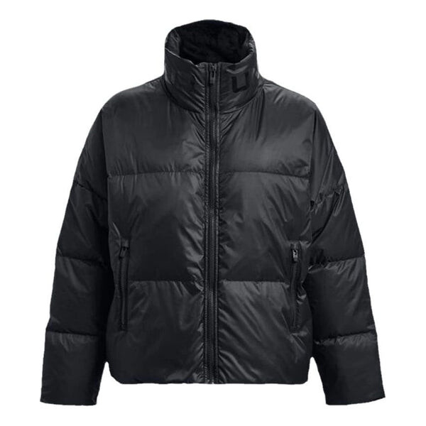 

Куртка coldgear infrared down puffer jacket 'black' Under Armour, черный