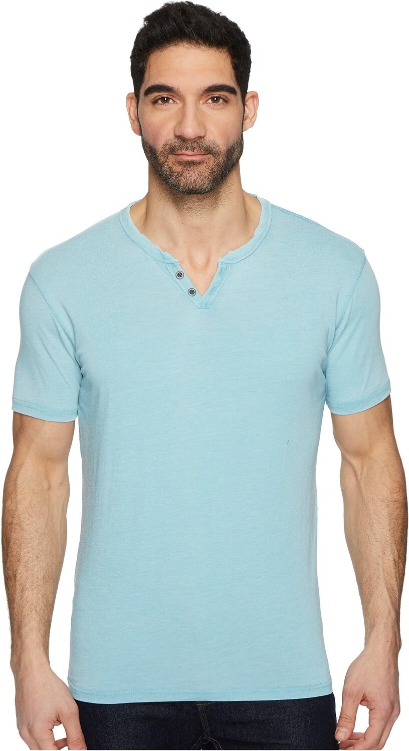 

Рубашка с выемкой на пуговицах Burnout Lucky Brand, цвет Delphinium Blue