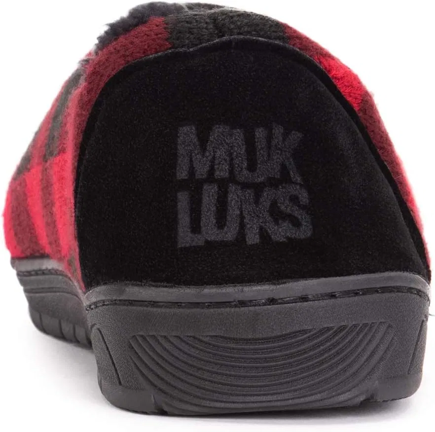 Тапочки мужские MUK LUKS, красный/черный — фото 3