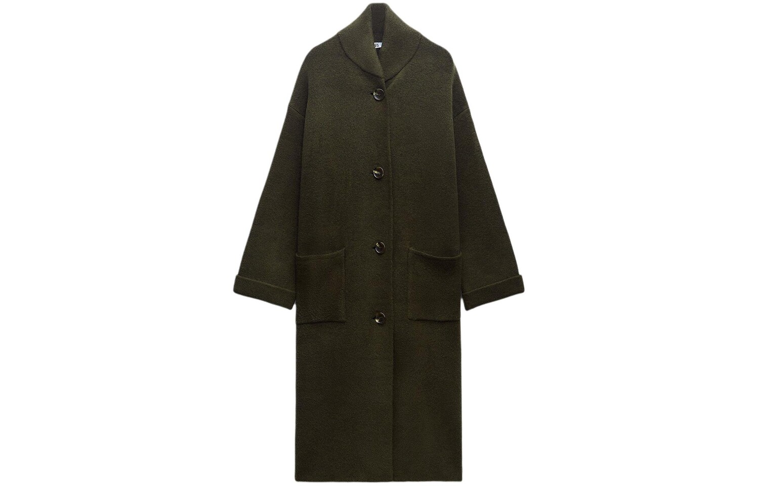 

Пальто женское хаки Zara