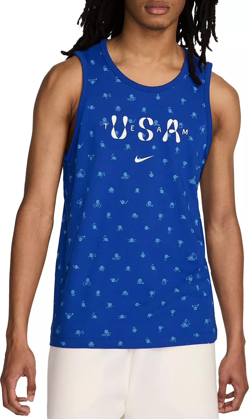 

Мужская спортивная майка Nike Club USA Club, цвет Old Royal