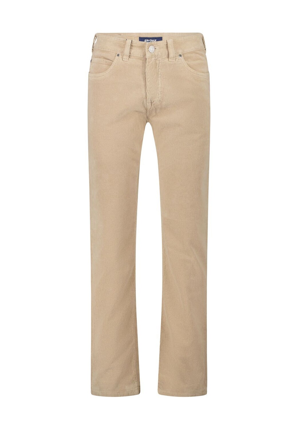 

Вельветовые брюки современного кроя, средняя посадка, мужские gardeur, цвет Silver Mink