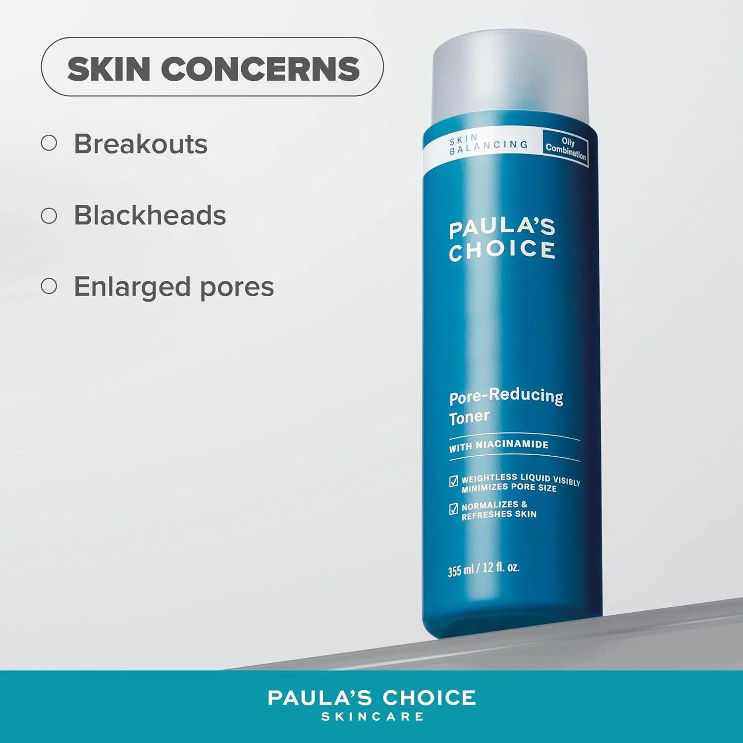 Тоник Paula's Choice — Легкий увлажняющий «Skin Balancing Facial Toner» от, 355 мл — фото 3
