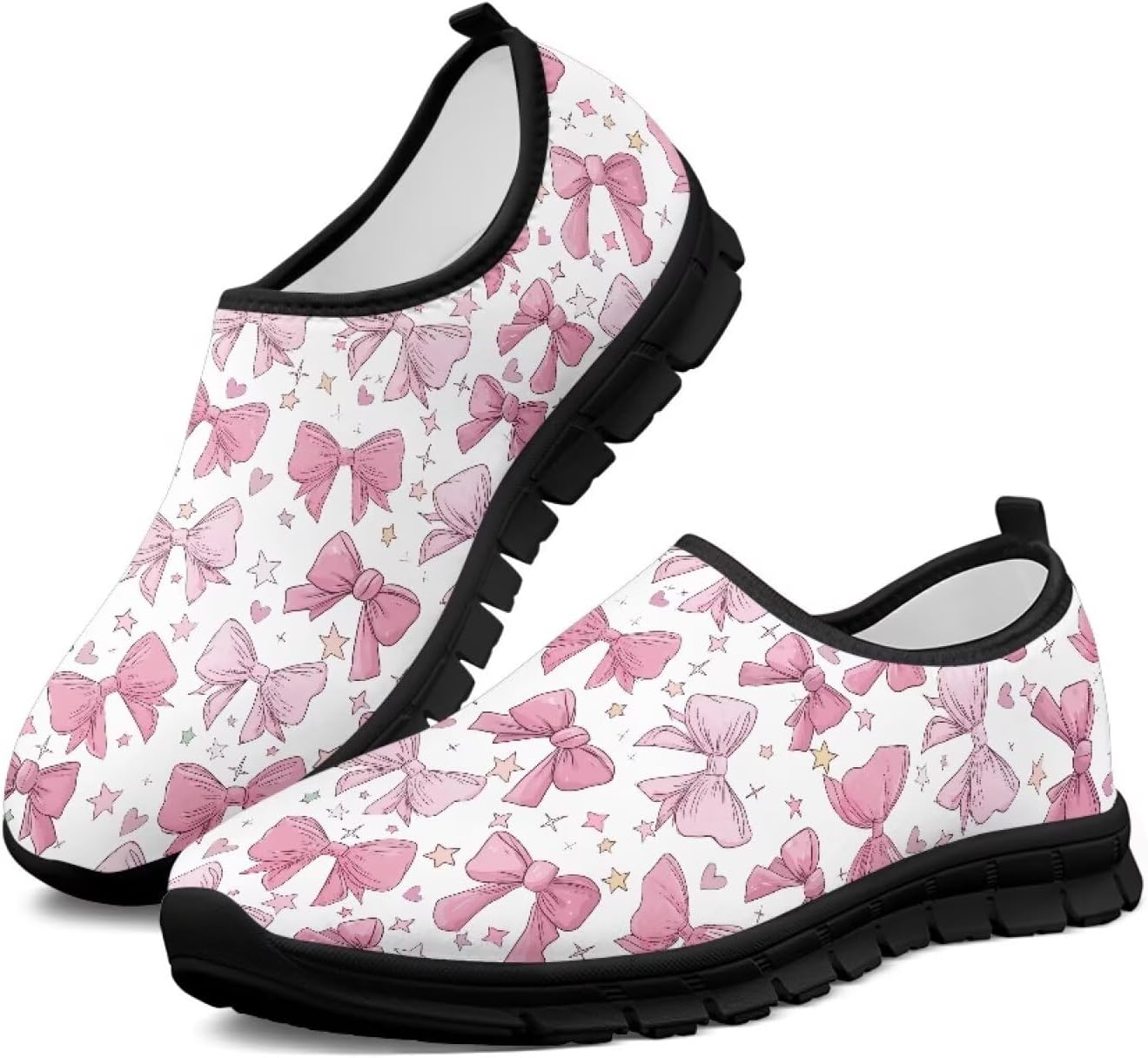 

Женские спортивные кроссовки без шнурков, дышащие, для ходьбы, бега, тенниса, тренировок, с нескользящей подошвой, широкая полнота, размер 5.5-13.5 Chririnla, розовый