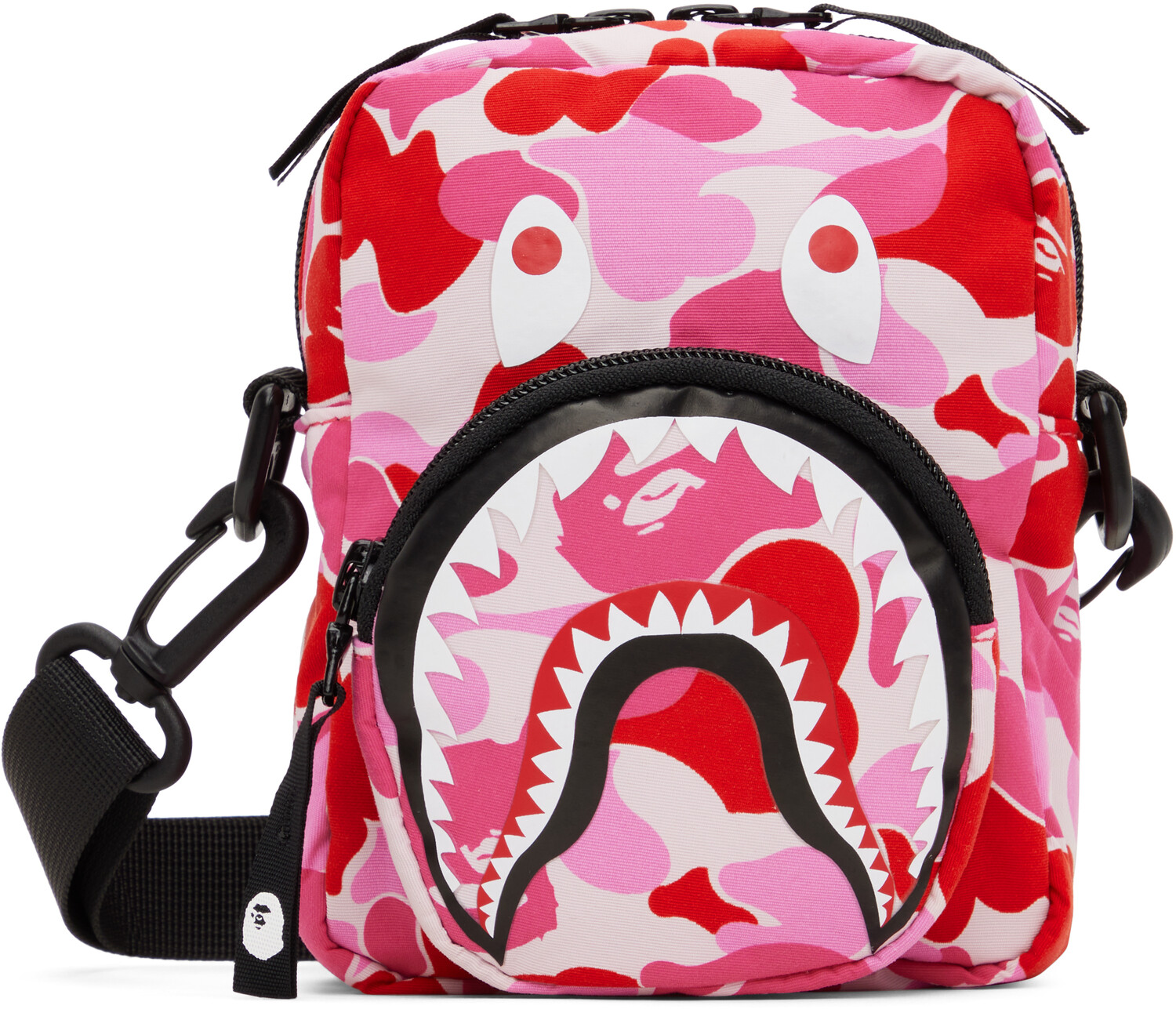 

Мини-сумка ABC Camo Shark BAPE, розовый