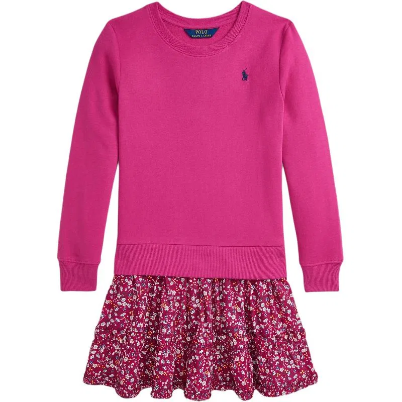 Платье FW24 Preppy Pink Kids' Polo Ralph Lauren