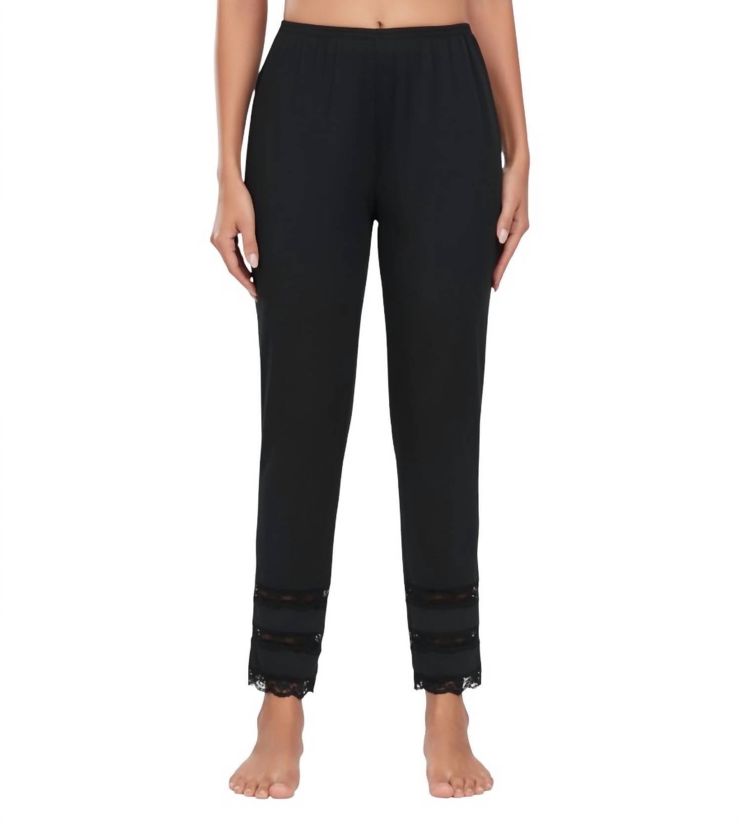 

Shadowline Lingerie Подкладка для брюк регулируемой длины, черная