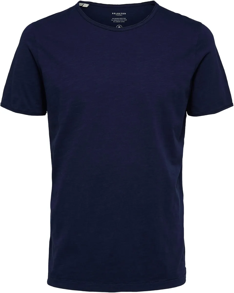 

ФУТБОЛКА SELECTED HOMME "MORGAN O-NECK TEE", синий