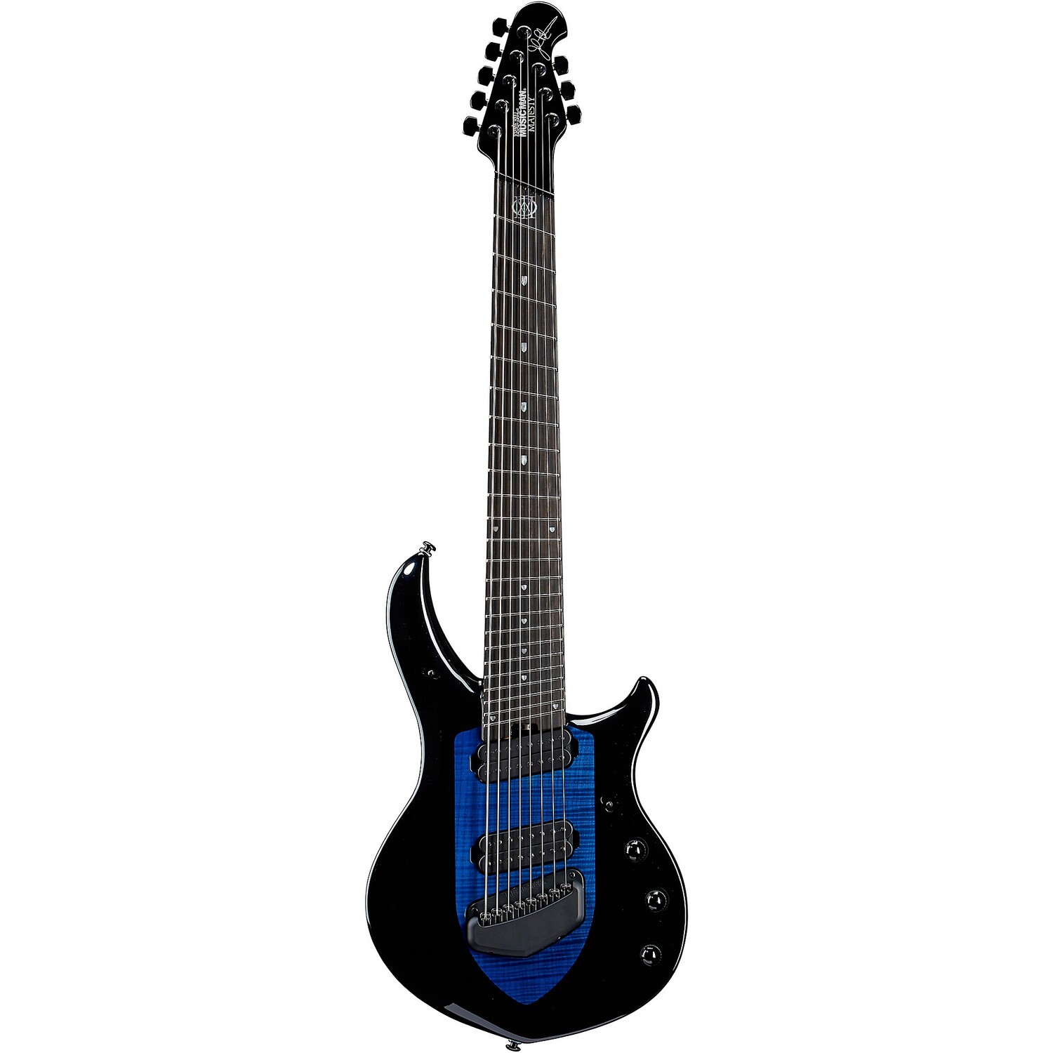 

Ernie Ball Music Man John Petrucci Majesty 8-струнная электрогитара Okelani Blue