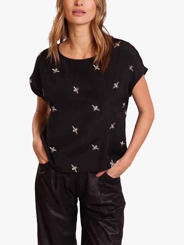 

Футболка Grace с коротким рукавом и круглым вырезом с хлопковой вышивкой Traffic People