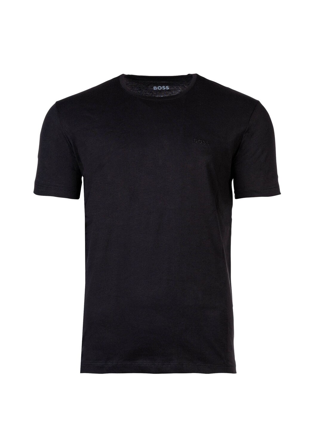 Футболка мужская, 2 шт. - TShirtRN 2P Comfort, майка, круглый вырез, хлопок BOSS, черный — фото 2
