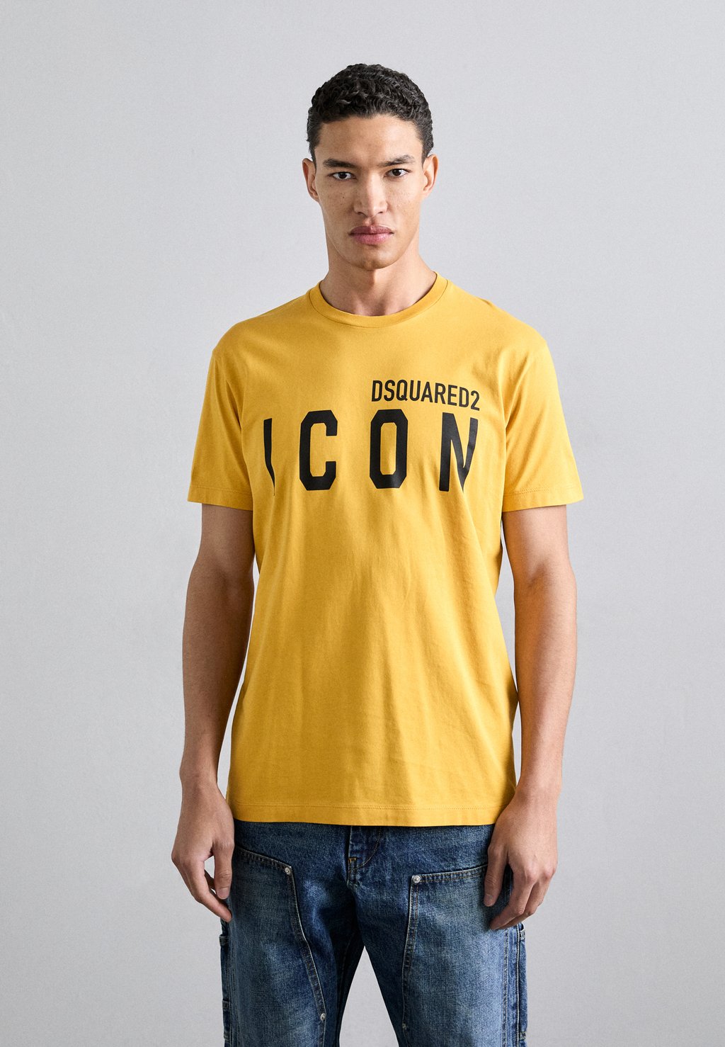 

Футболка с принтом COOL FIT TEE DSQUARED2 ICON, желтый
