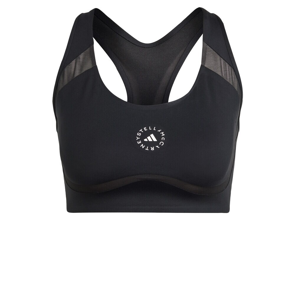 

Спортивный бюстгальтер без косточек Adidas Truepurpose Power Impact, черный