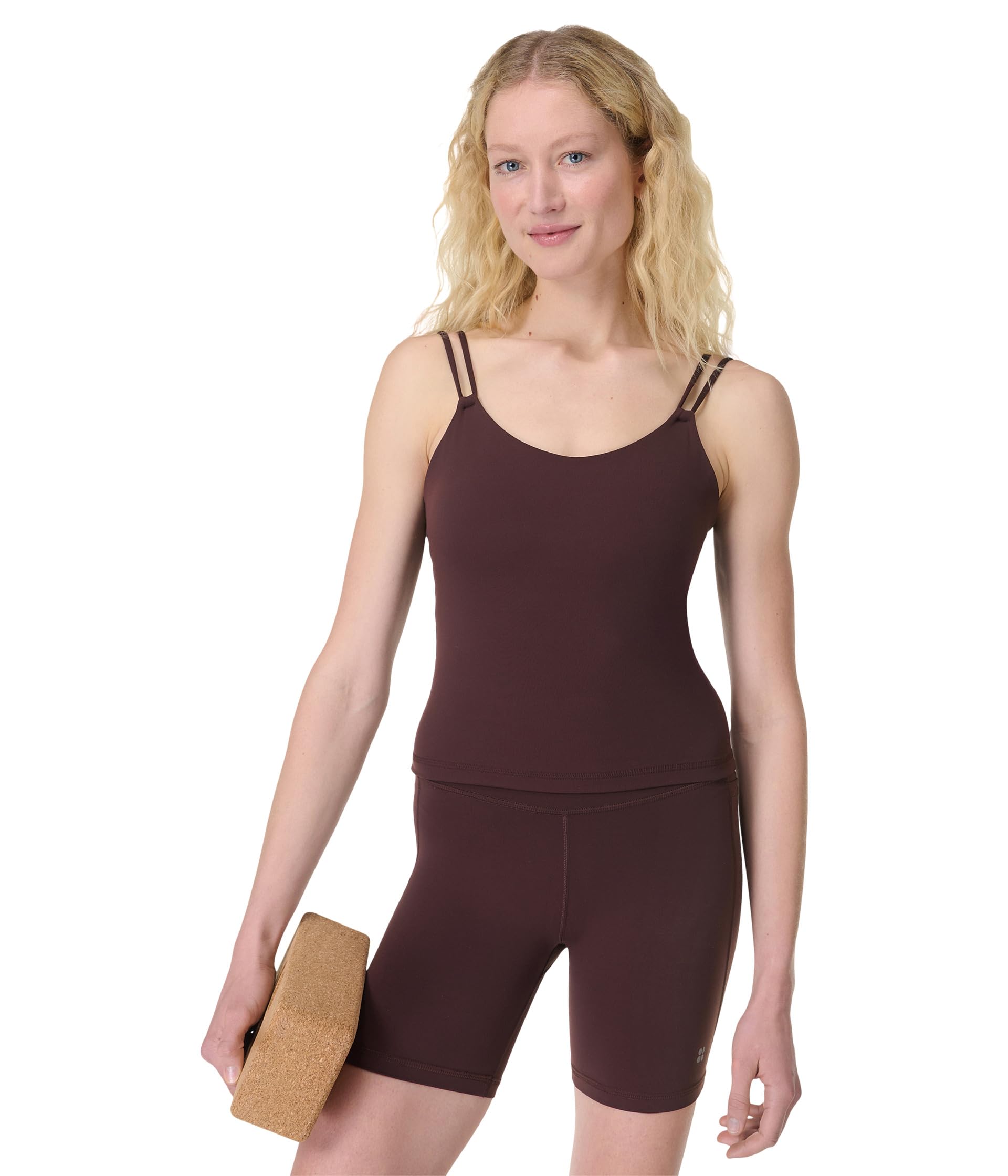 

Топ Sweaty Betty Ultimate Studio Strappy Tank, Sable Brown