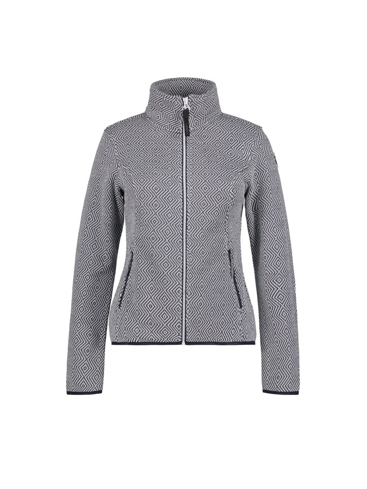 

Спортивная куртка Icepeak Strickfleecejacke Aulti, цвет Dunkelblau-Weiss