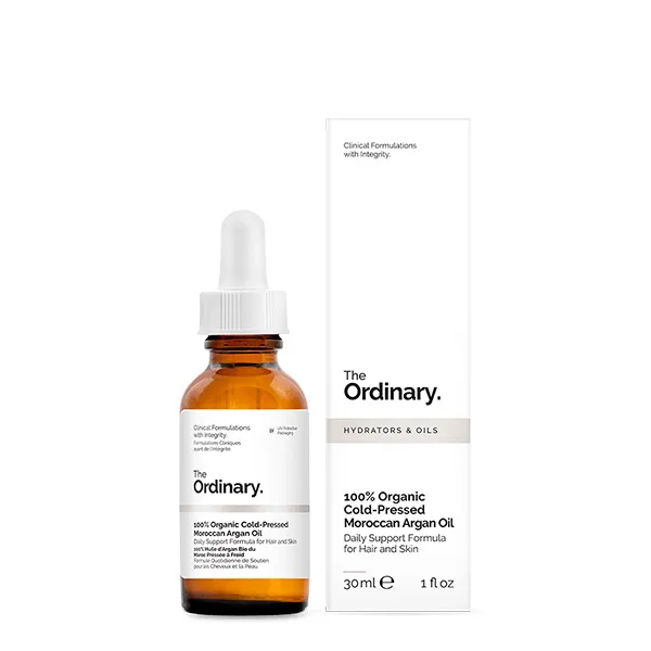 

Масло, уменьшающее шелушение 100% Organic Cold-Pressed Moroccan Argan Oil The Ordinary, 30 ml