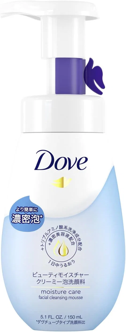 Пенка для умывания Dove — Beauty Moisture Creamy Foaming, увлажняющая, +, 320 мл — фото 3