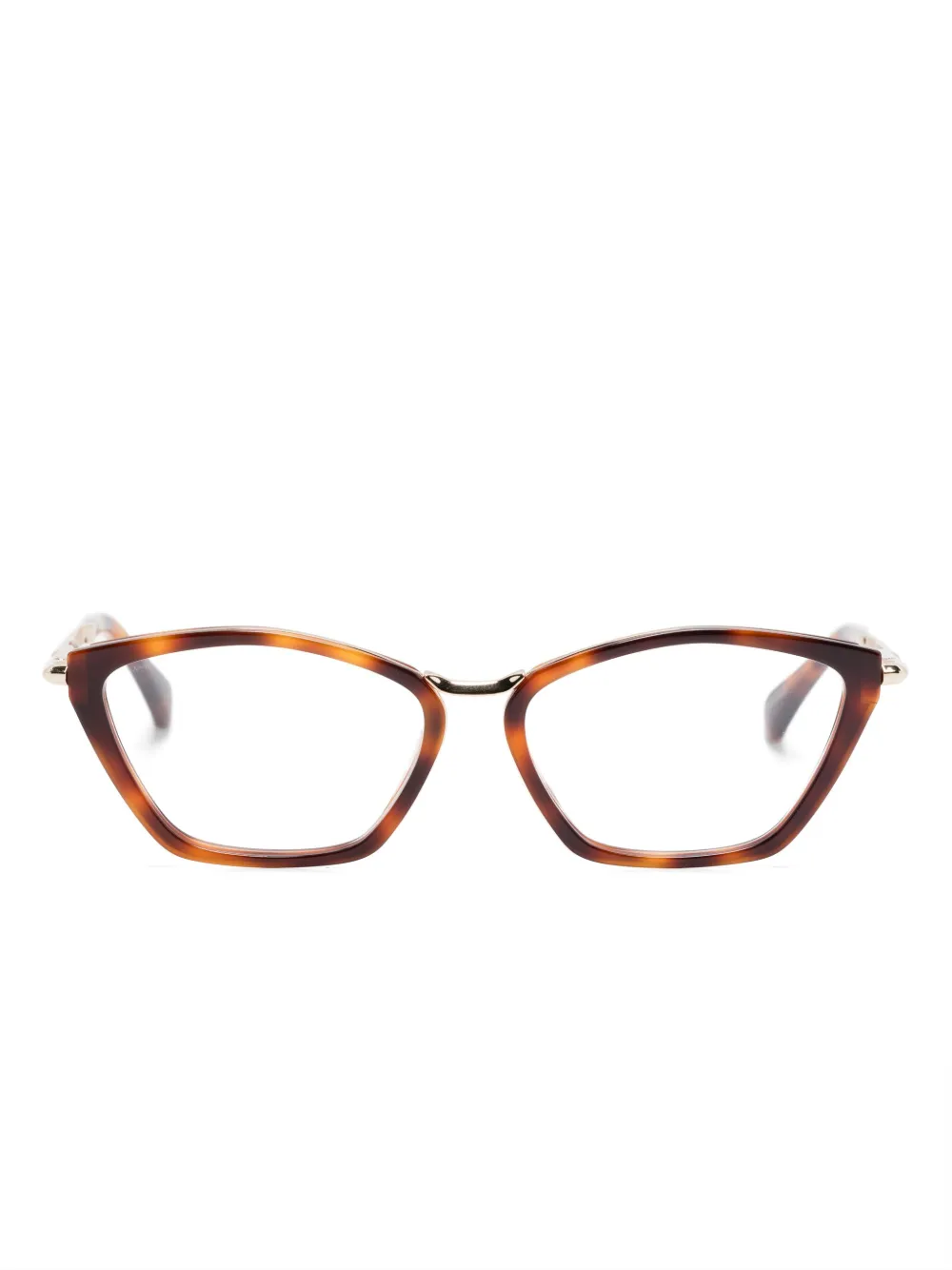 

Очки в квадратной оправе Max Mara Eyewear, коричневый