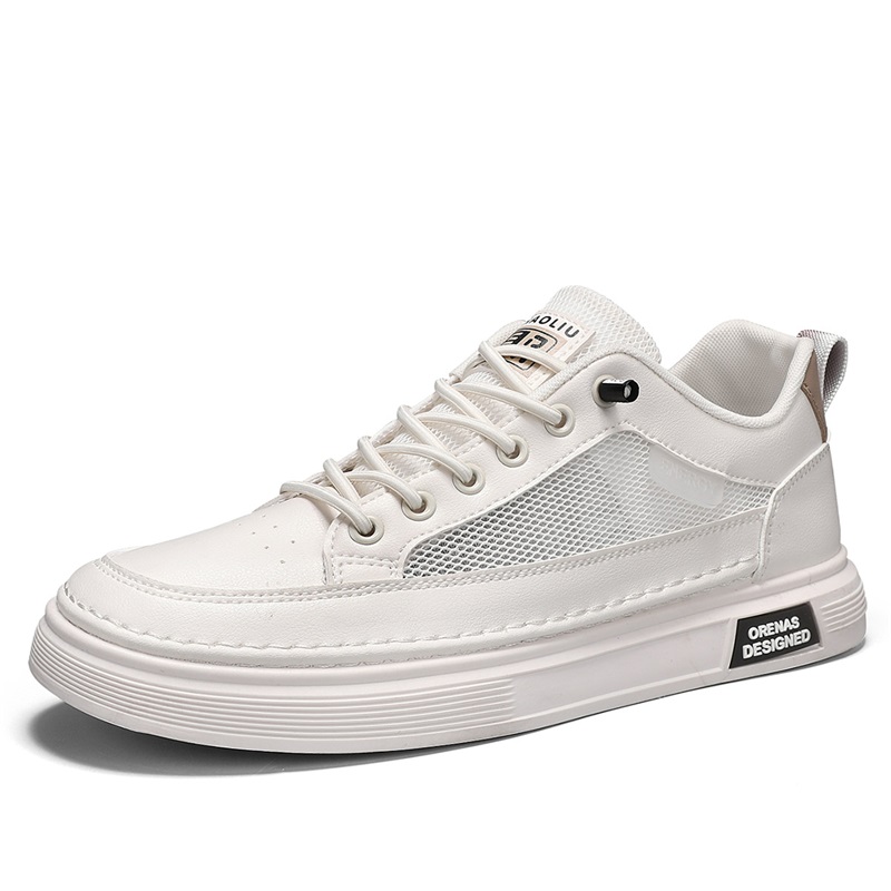 

SHOUBA Мужские лоу-топ скейтборд кроссовки черные, цвет Black