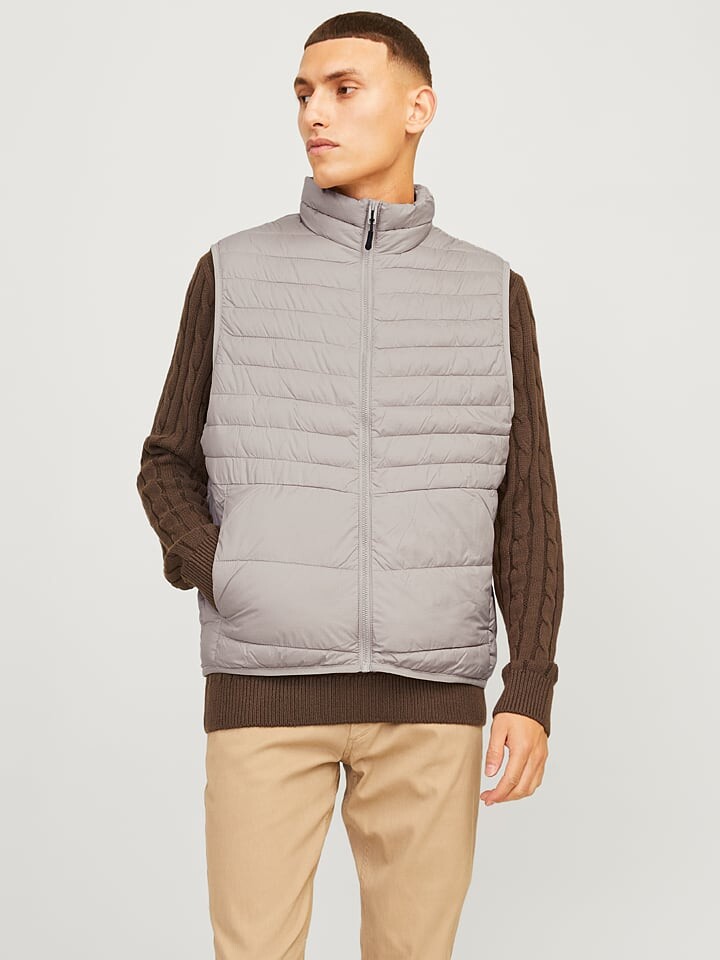 

Стеганый жилет Jack & Jones Estate, серый