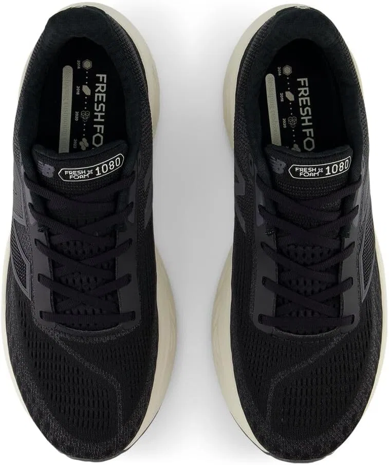 Мужские беговые кроссовки New Balance Fresh Foam X 1080, Black Magnet Linen — фото 4
