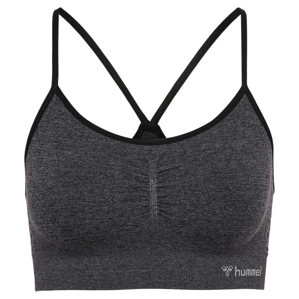 

Спортивный топ Hummel Scrunch Seamless, черный