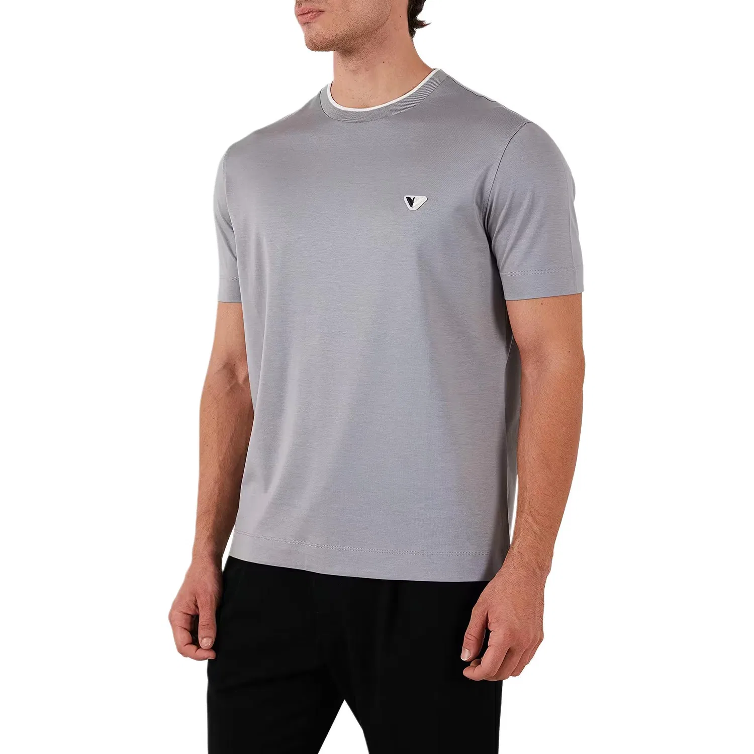 Футболка мужская Gray EMPORIO ARMANI — фото 4