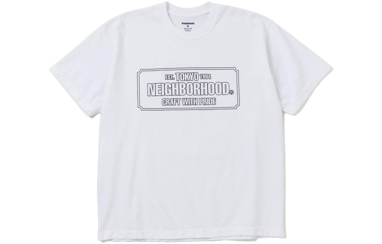 

Футболка из хлопка с логотипом NEIGHBORHOOD, белый