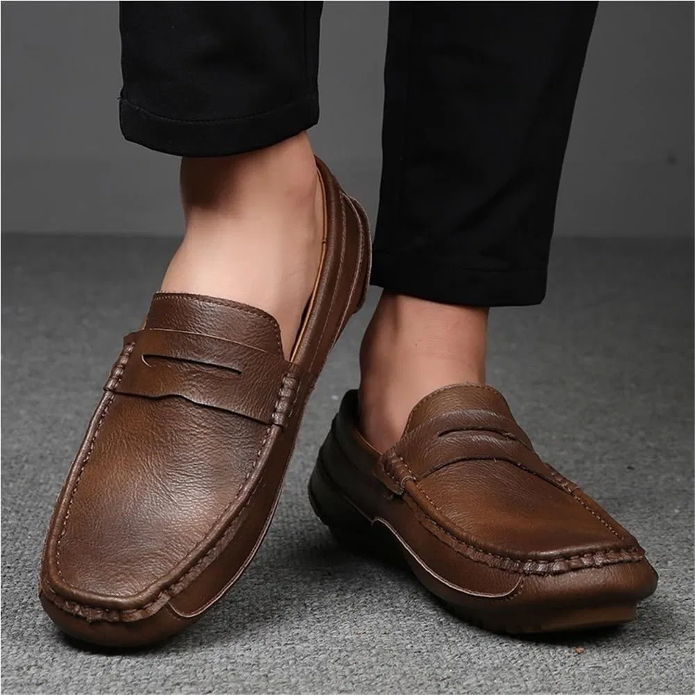 Лоферы мужские Slip Resistant, Black UOPYNE — фото 2