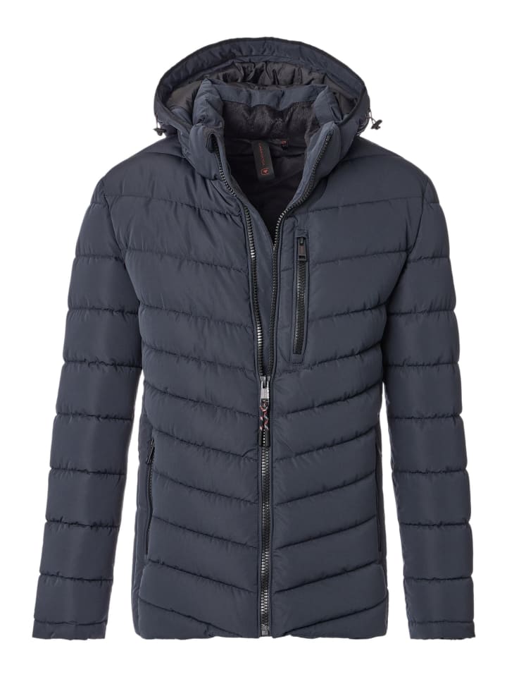 

Casa moda Простая стеганая куртка синего цвета