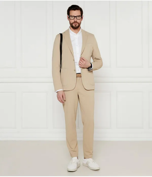 Элегантная куртка p-hanry-j-wg-252 Slim fit Boss, бежевый — фото 2