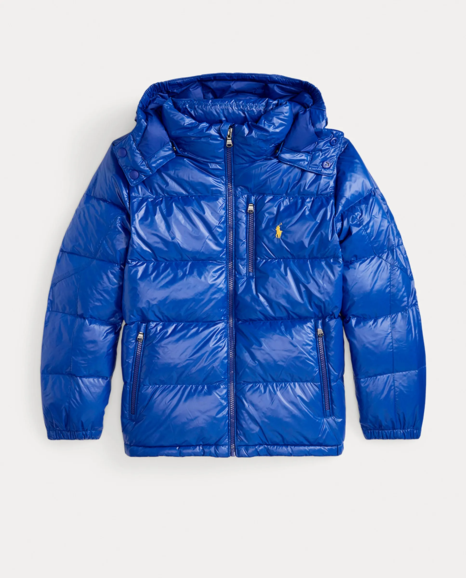 

Яркая детская куртка с вышивкой лошади Polo Ralph Lauren, синий