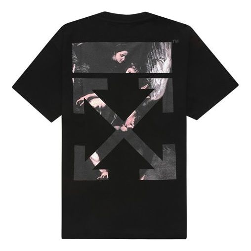 

Футболка caravaggio arrow t-shirt 'black' Off-White, черный