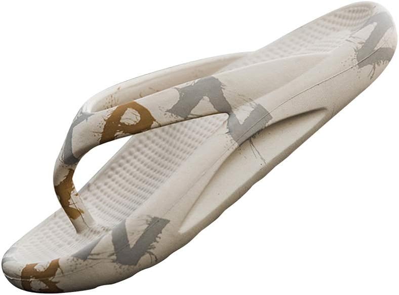 

Мужские вьетнамки YXCKG, плоские тапочки, модные, летние пляжные сандалии на ногах, спортивные сандалии для улицы и дома, пляжные шлепанцы (Цвет: белый A, Размер: EUR37)