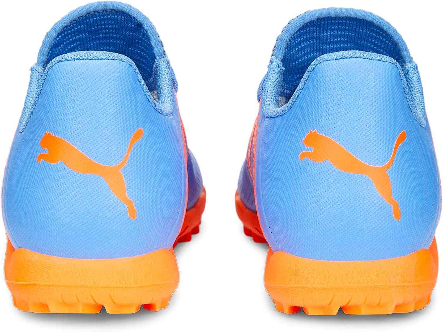 Кроссовки Puma Future Play Turf для детей и подростков, белый/синий/оранжевый — фото 2