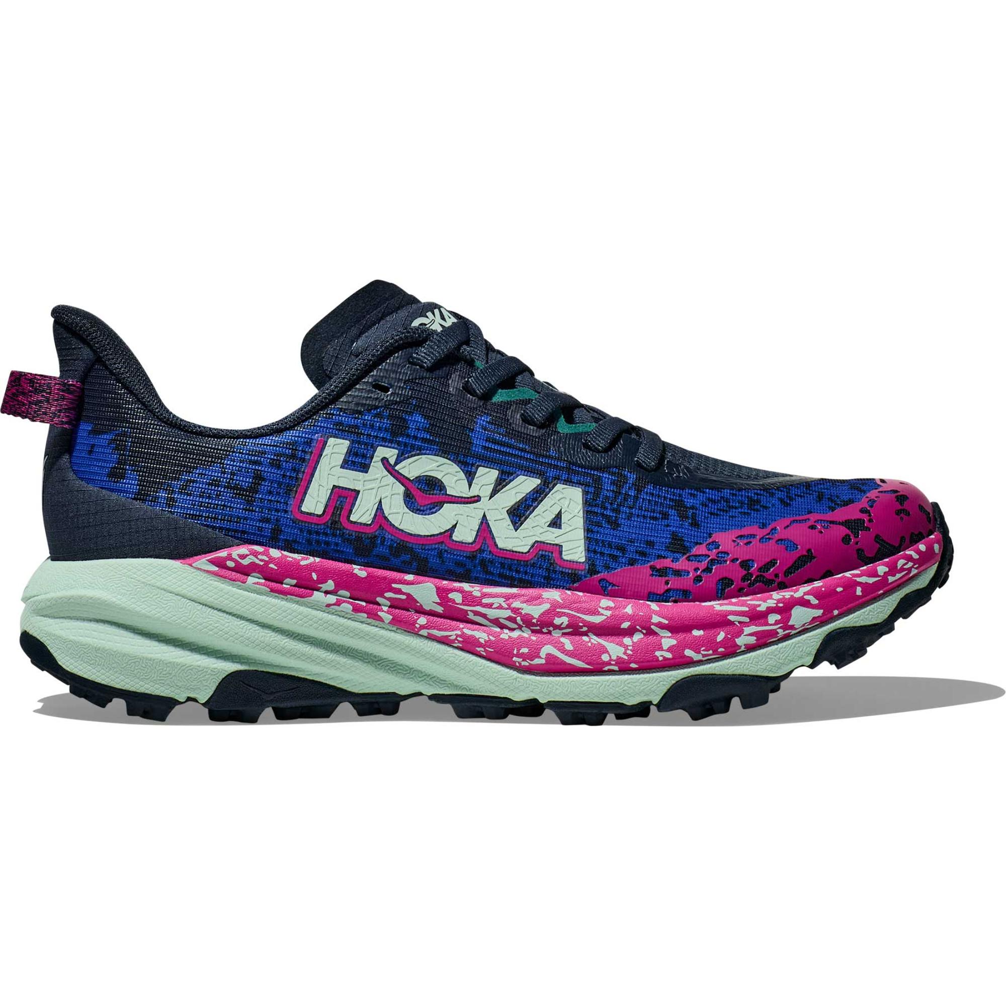 

Детские кроссовки для бега по пересеченной местности Speedgoat 6 HOKA, Stormy Skies/Electric Aqua