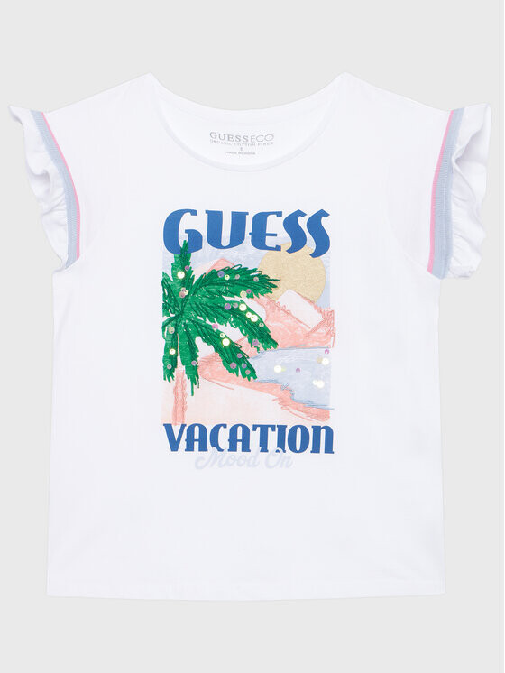 

Футболка стандартного кроя Guess, белый