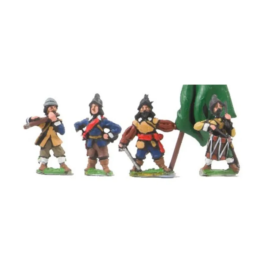 

Командование - Знаменосцы, Renaissance Miniatures - English Civil War & 30 Years War (15mm) (Essex Miniatures)