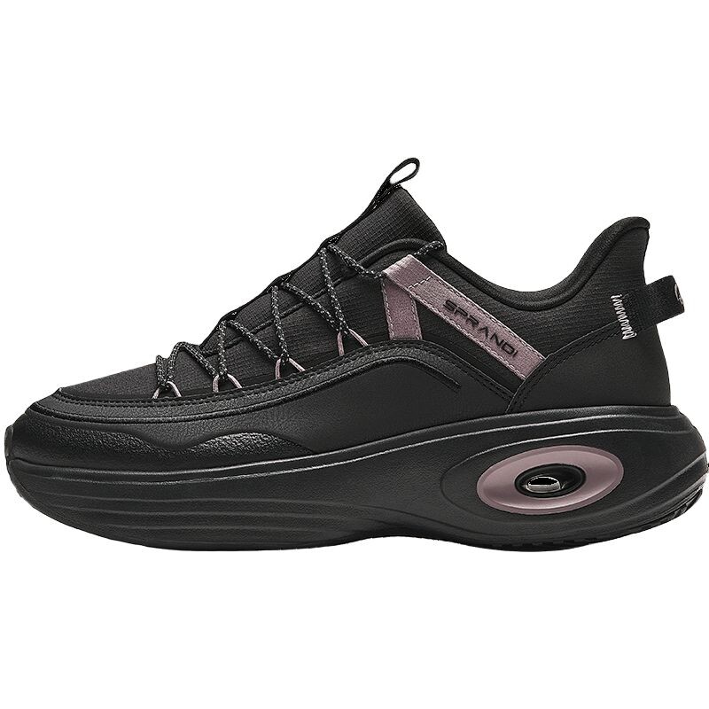 

Кроссовки женские Dome Running Shoes Low-top Black/Dust Purple Sprandi